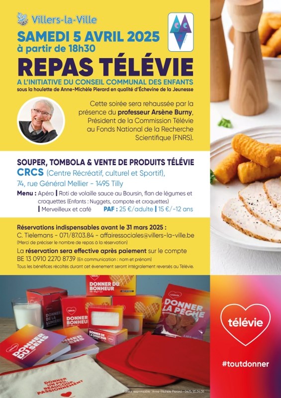 CCE Televie repas 2025